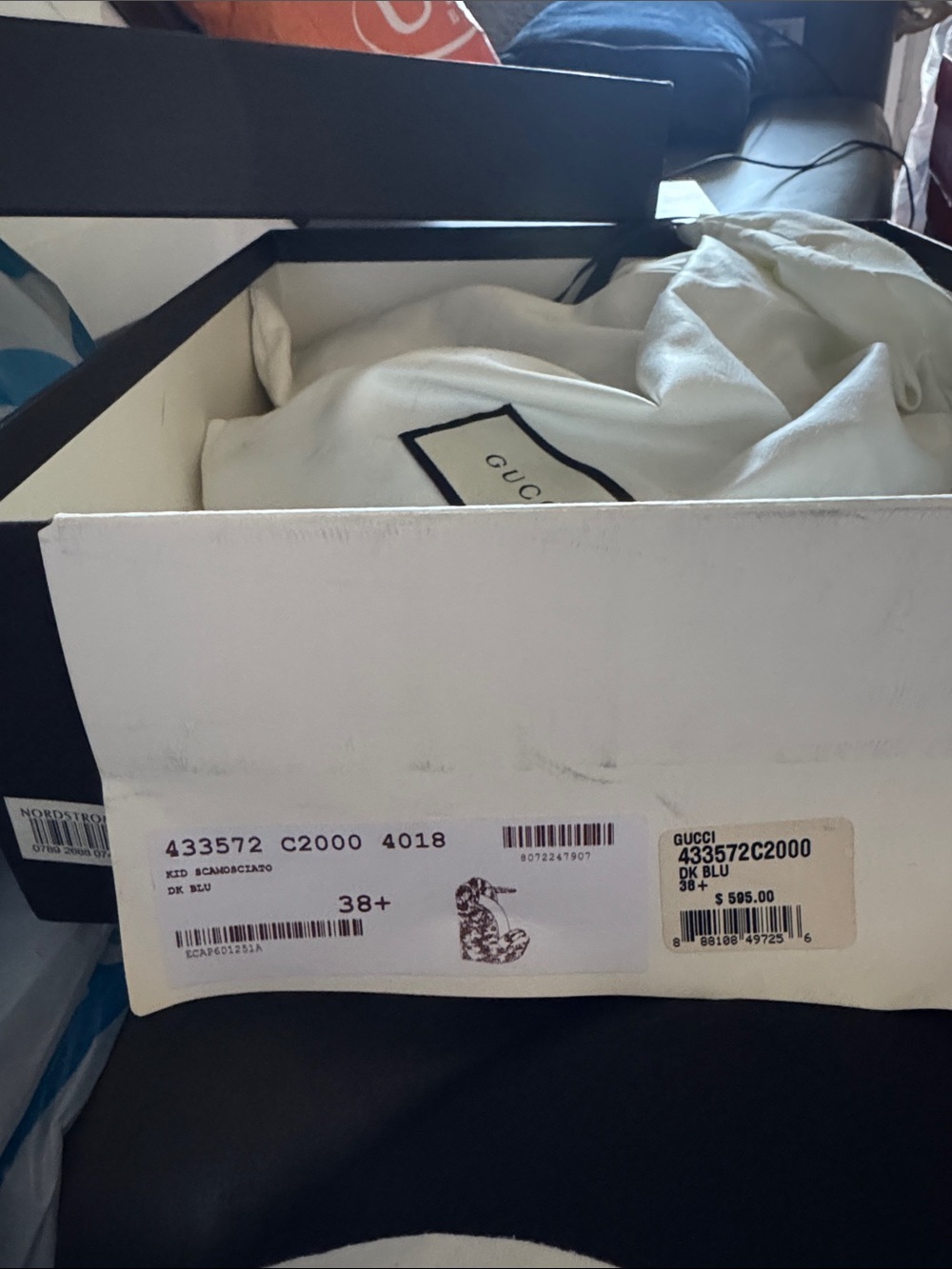 Gucci Black Shoe Box with White Label - Picture 3 of 7